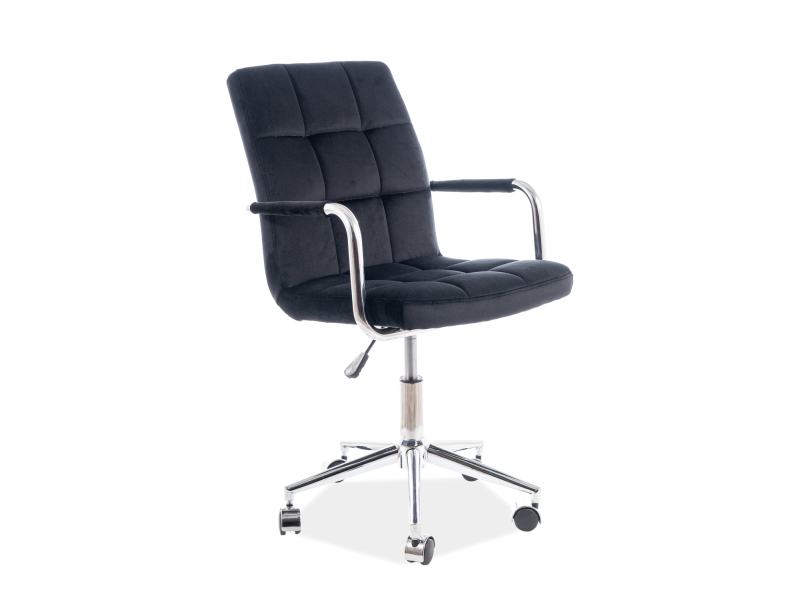 Кресло компьютерное  Q-022 VELVET (черный)
