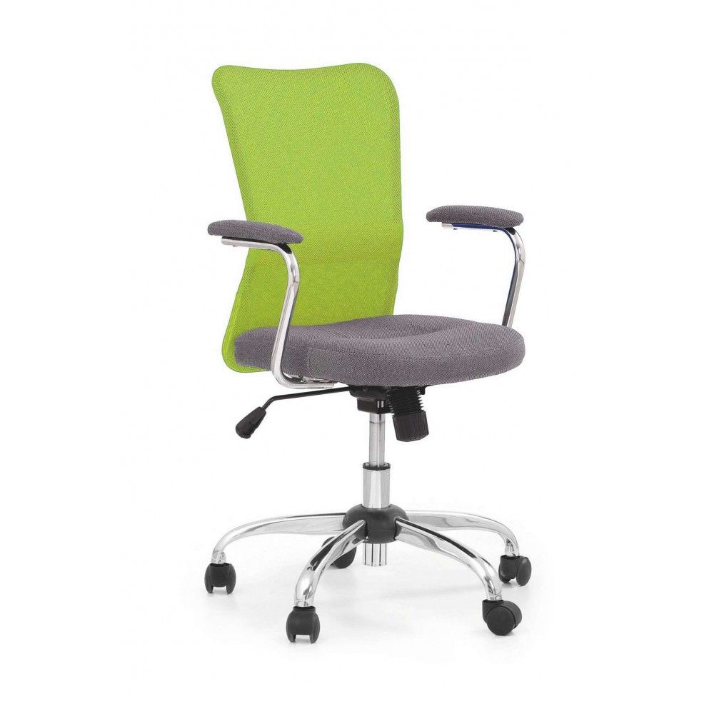 Кресло компьютерное ANDY (серый/зеленый)