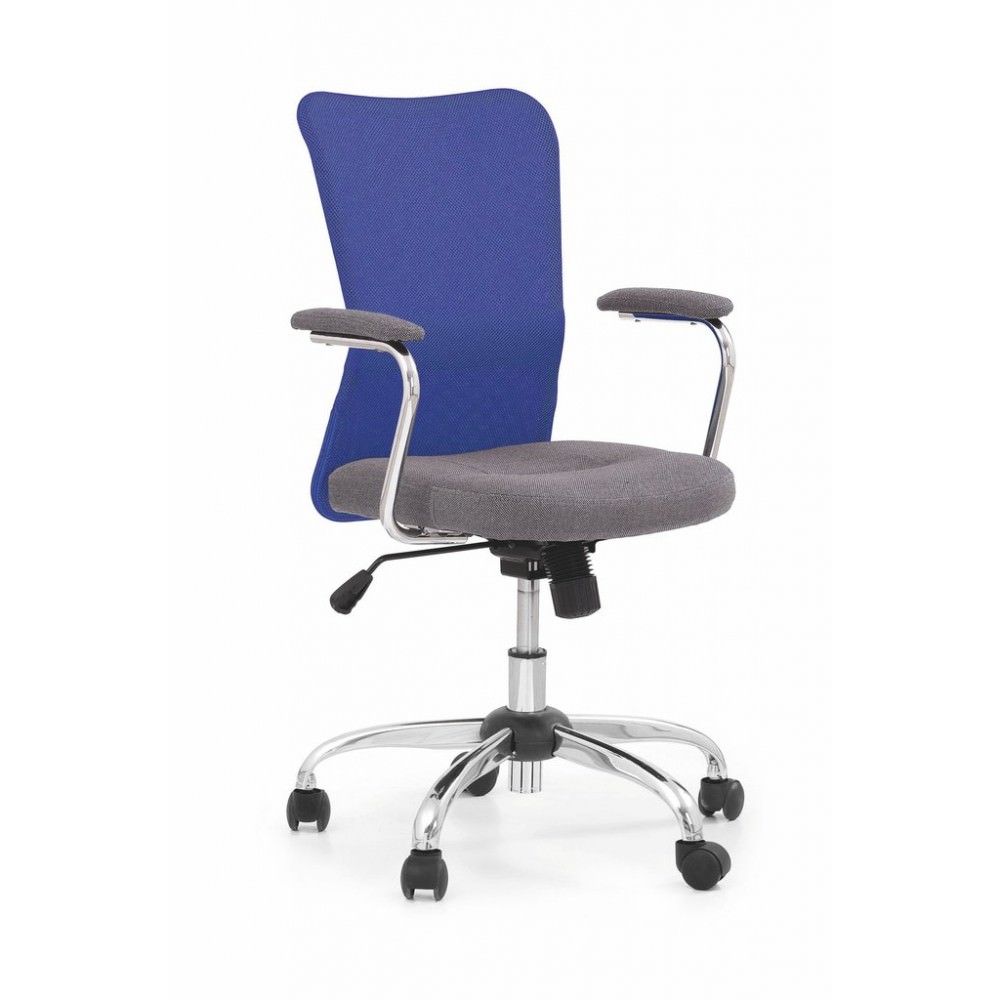 Кресло компьютерное ANDY (серый/синий)