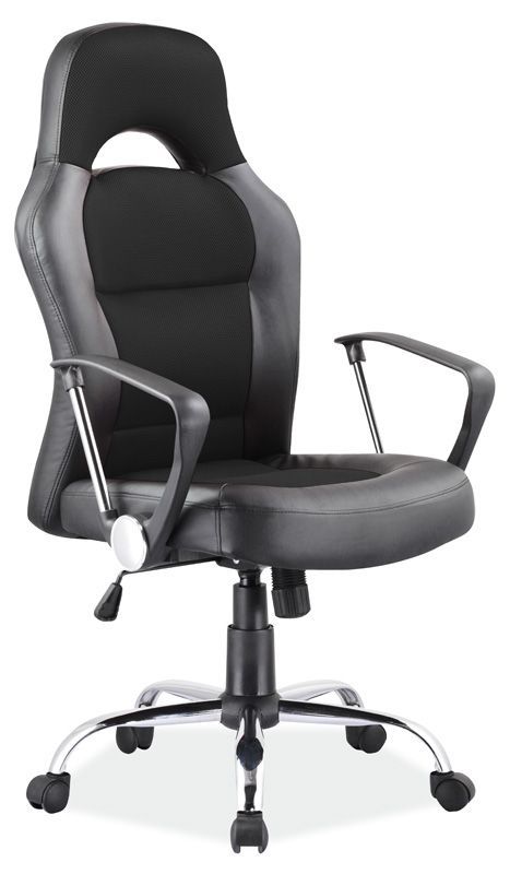Кресло компьютерное Q-033 (черный)