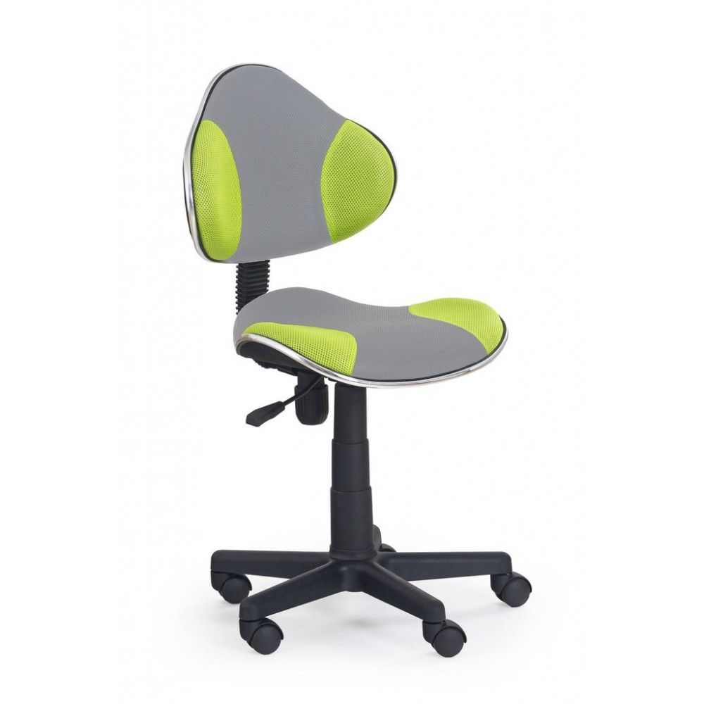 Кресло компьютерное FLASH 2 (серый/зеленый)