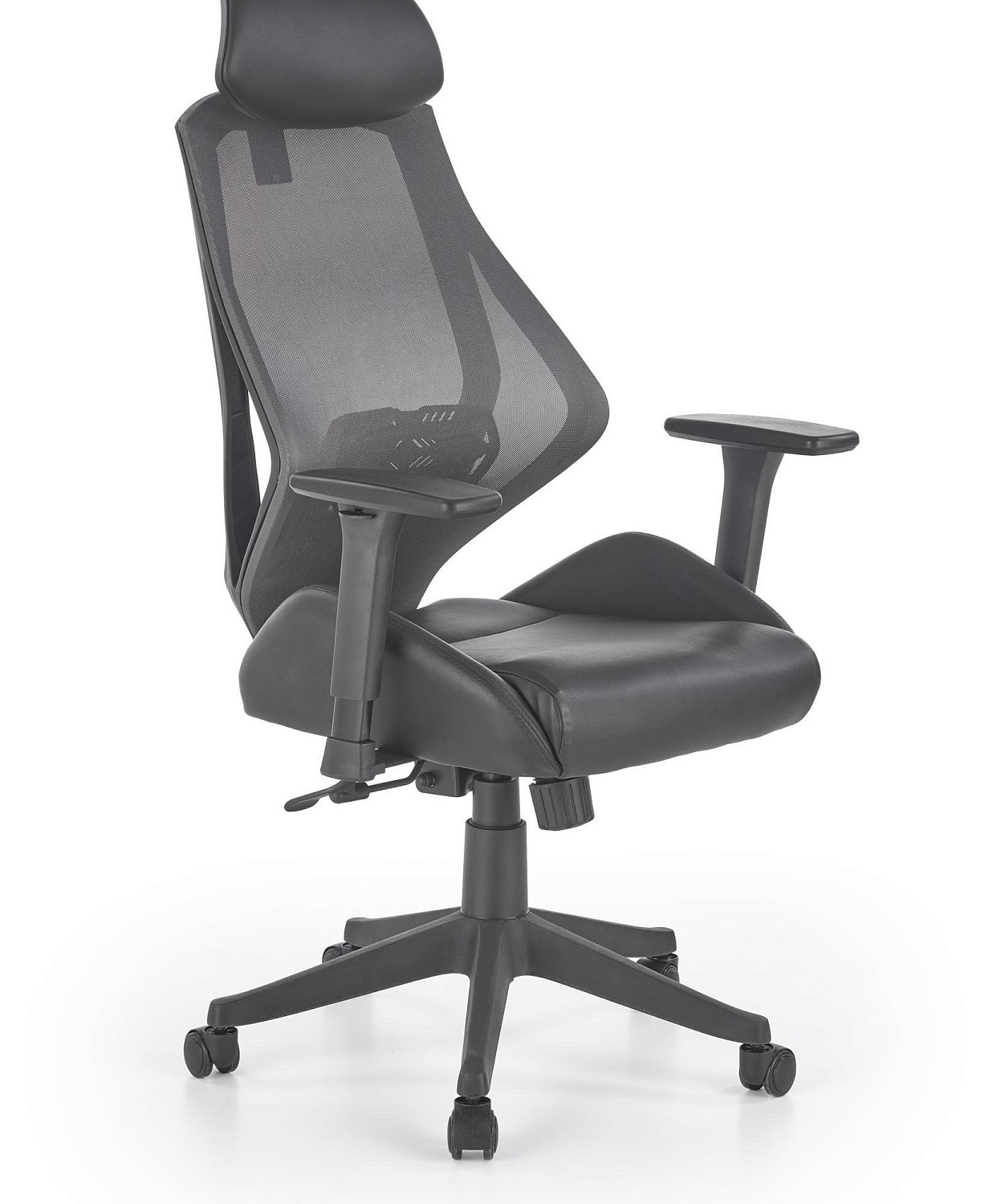 Кресло компьютерное HASEL (черный/серый)