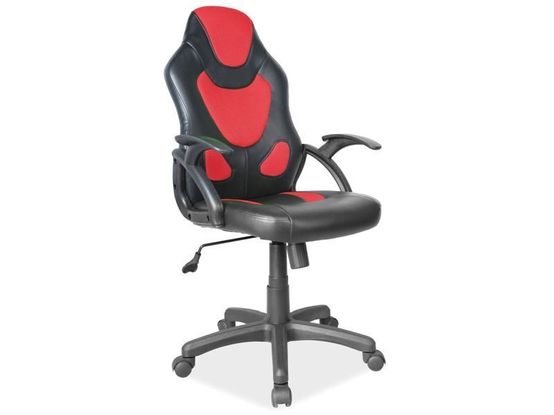 Кресло компьютерное Q-100 (черный/красный)