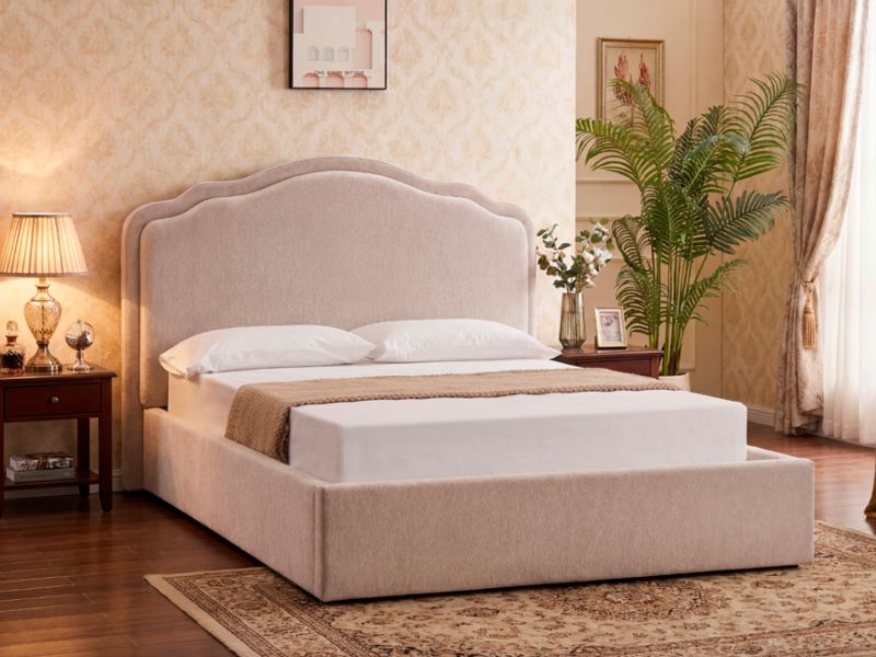 Кровать FLORENCJA Raven 24 бежевый 160/200