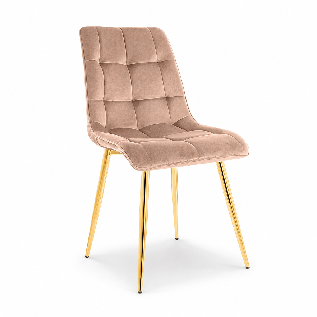 Стул CHIC Velvet Bluvel 28 бежевый/золотой