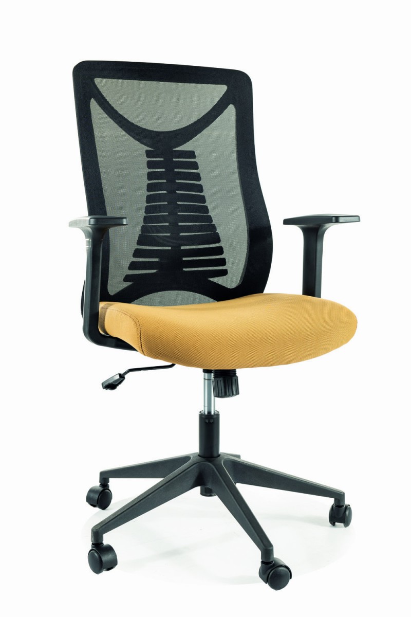 Кресло компьютерное Q-330 (черный/желтый)