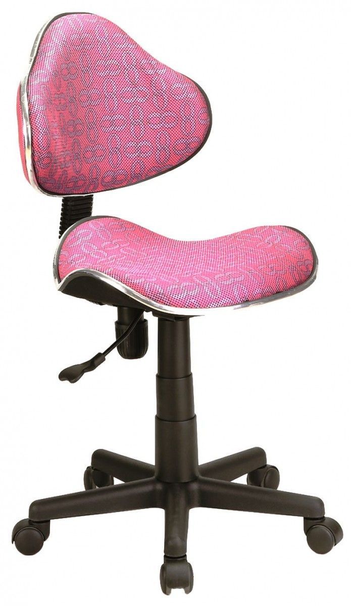 Кресло компьютерное Q-G2 (розовые узоры)