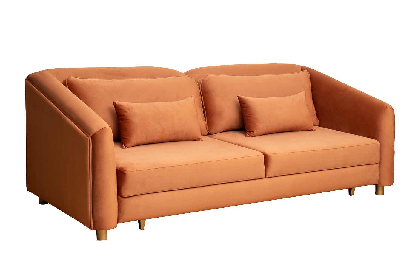 Диван Треви(Trevi) 230М(К) трехм раскл с кантом терракотовый Colt006 232*103*88см