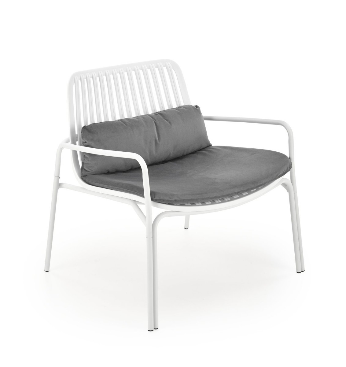 Кресло MELBY (белый/серый)