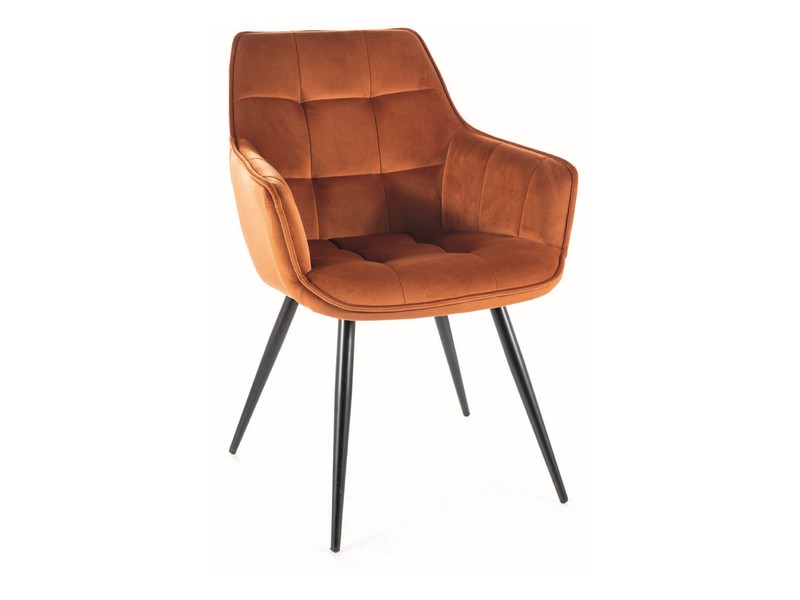Стул LILIA Velvet Bluvel 4215 корица/черный