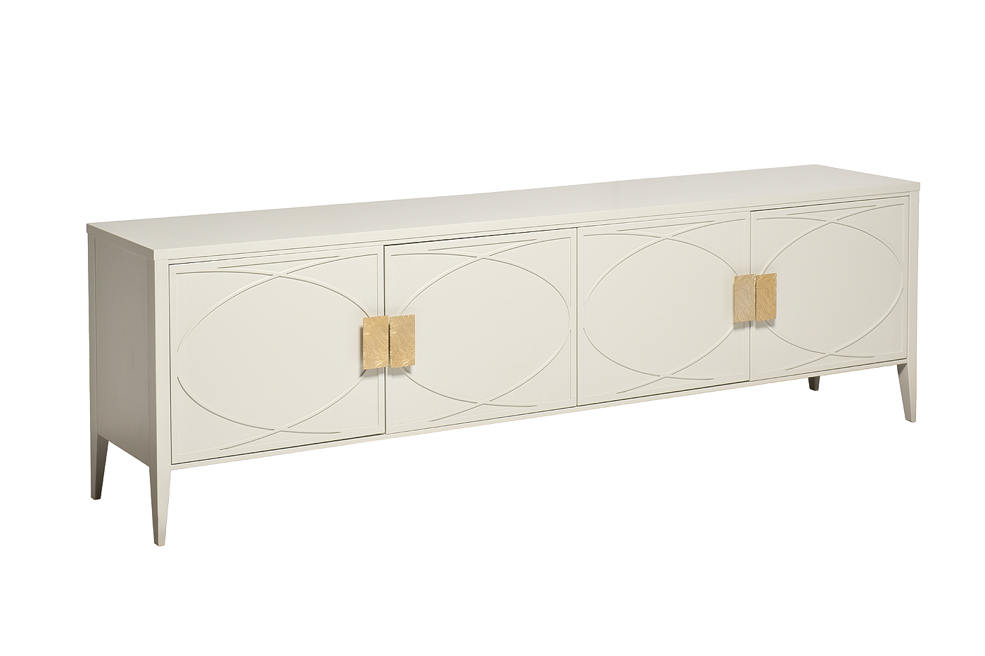 151SV-00004 Тумба под ТВ бежевая 200*60*40см