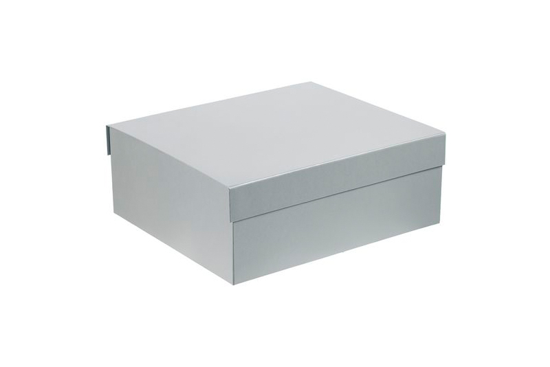 10860.10 Коробка подарочная Май Варм Бокс (My Warm Box) 41*35,4*15,3см, серебристая