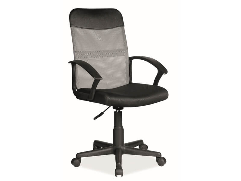 Кресло компьютерное  Q-702 (серый/черный)