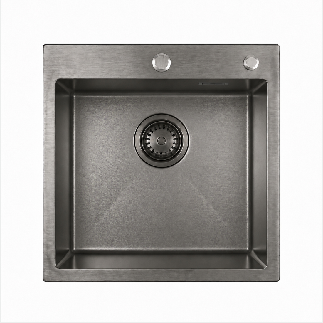 Кухонная мойка из нержавейки BLANTEK LS-5050STB Stone texture black