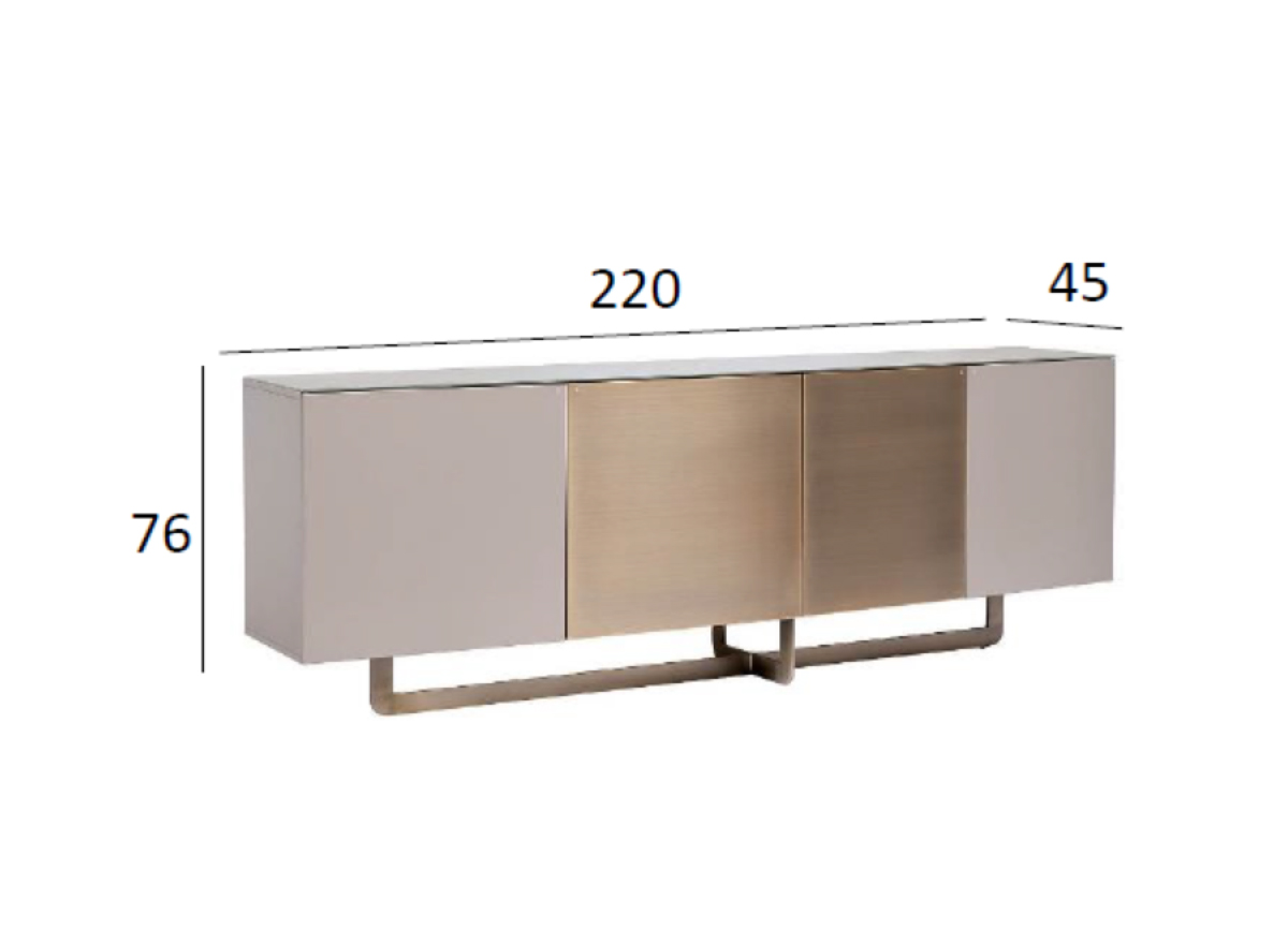 58DB-CH14803 Комод Космос (Space) 220*45*76см