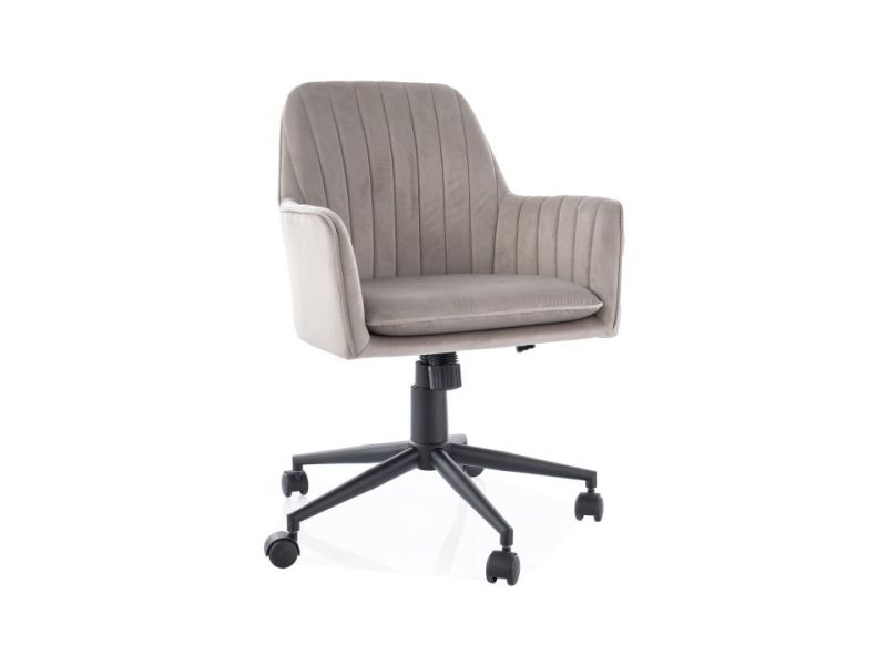 Кресло компьютерное Q-886 Velvet Bluvel 40 темно-бежевый