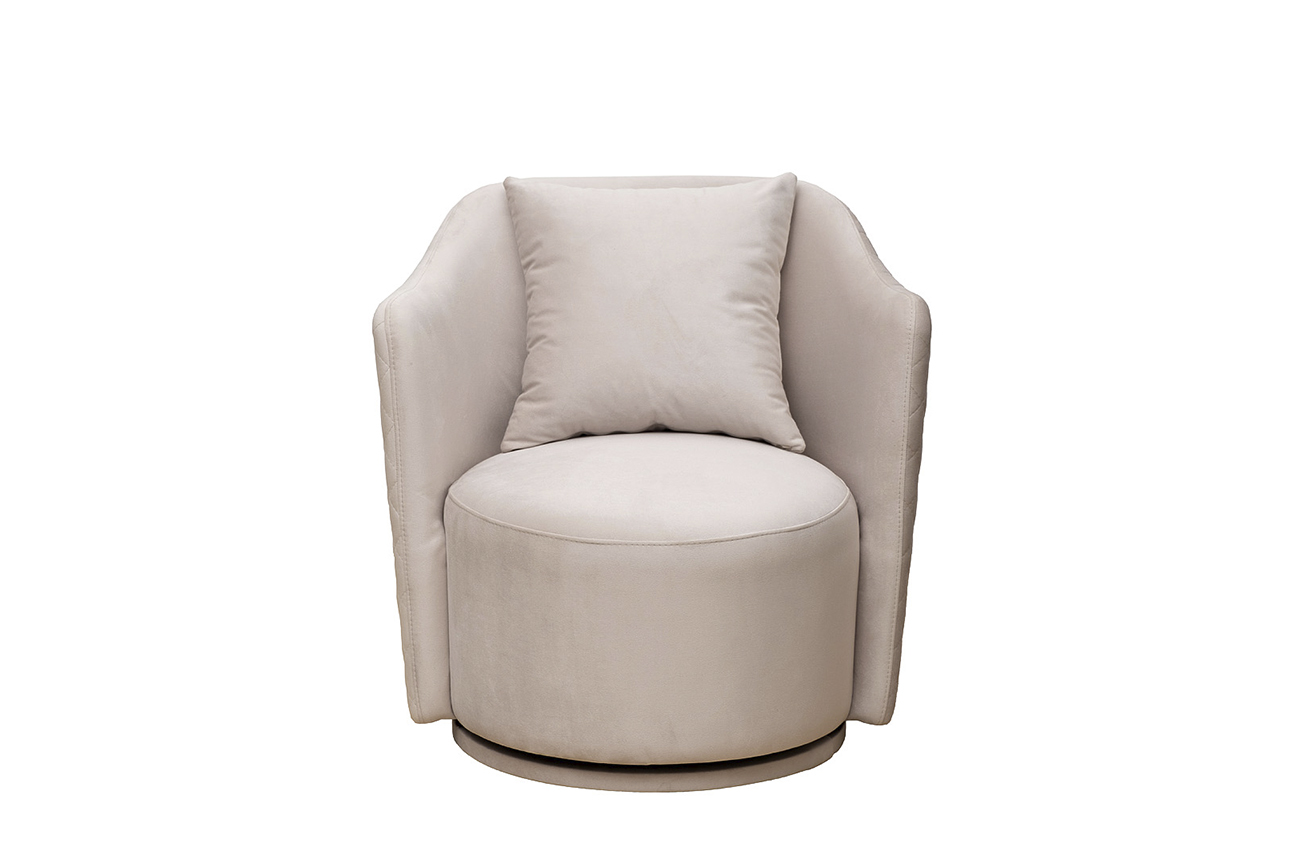 Кресло Верона Базовая(Verona Basic) вращающееся велюр беж. Colt002-BEG 70*77*80см