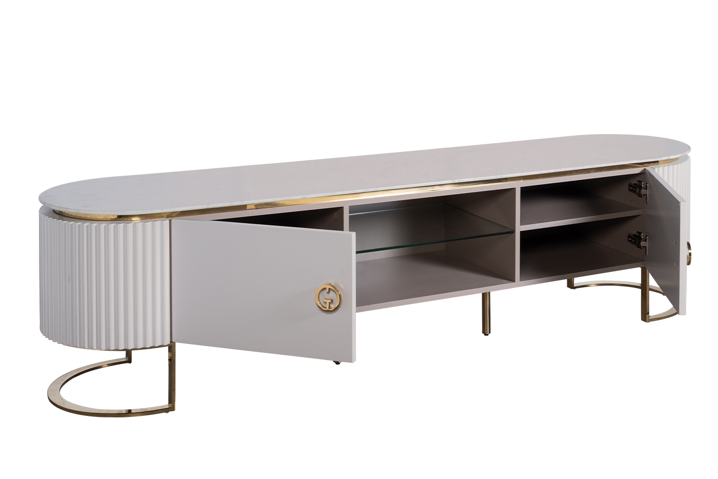 77IP-GD010-TV Тумба под ТВ Лучано (Luciano) 200*47*52см