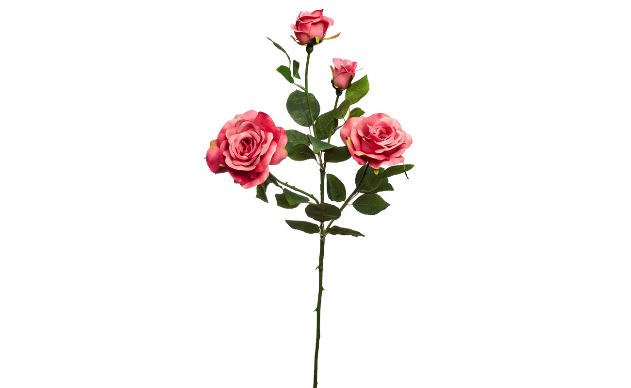 9F27009M-2093 Роза нежно-розовая, 80см (12)