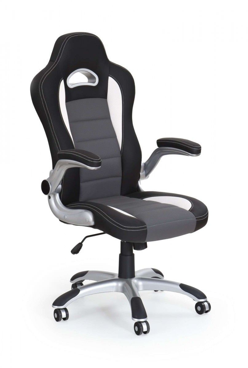 Кресло компьютерное LOTUS (черный/серый)