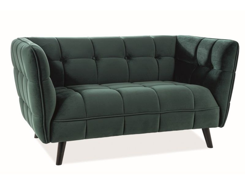 Диван CASTELLO 2 Velvet Bluvel 78 (зеленый)
