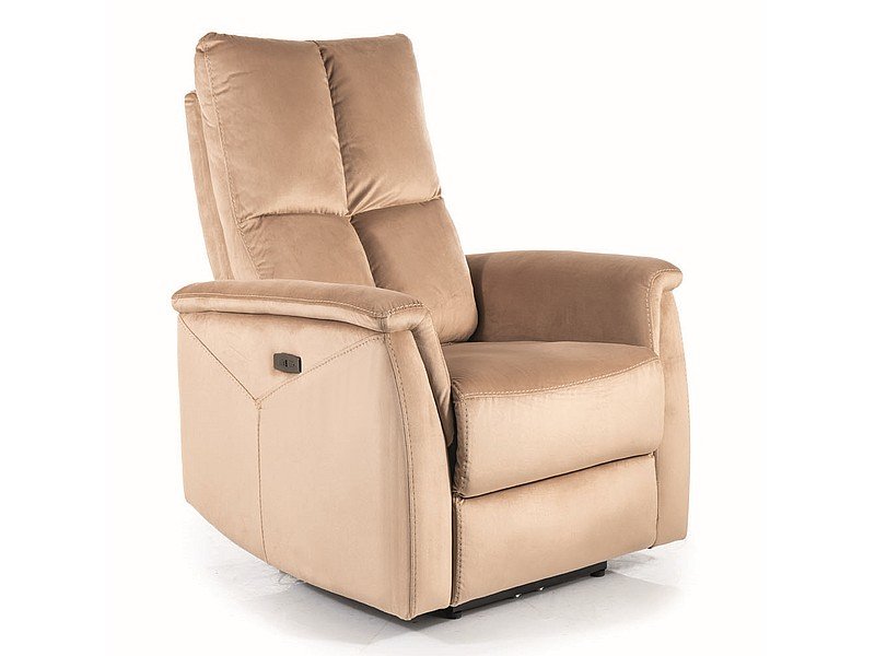 Кресло  NEPTUN Velvet Bluvel 28 раскладное, бежевый
