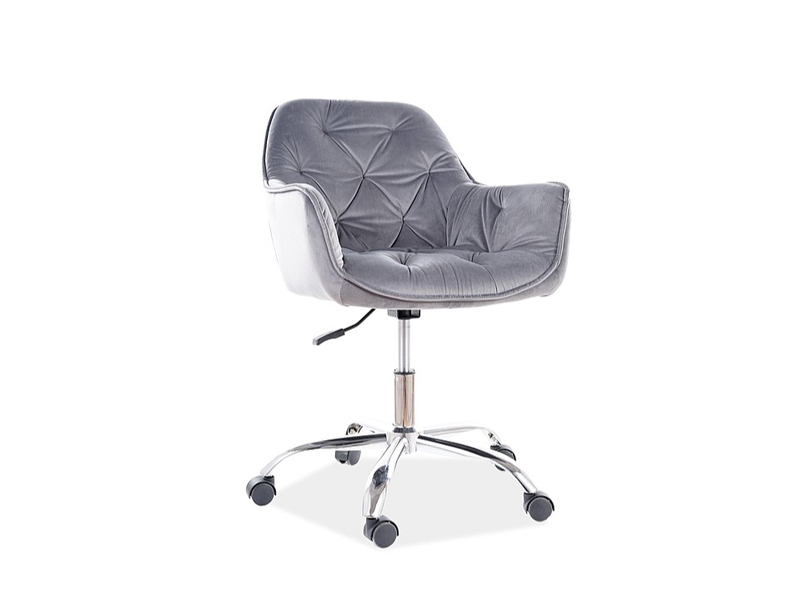 Кресло компьютерное Q-190 Velvet Bluvel 14 серый