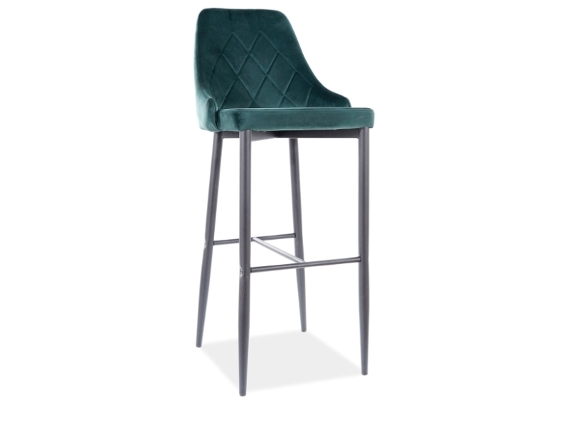 Барный стул TRIX B H-1 (зеленый/черный)