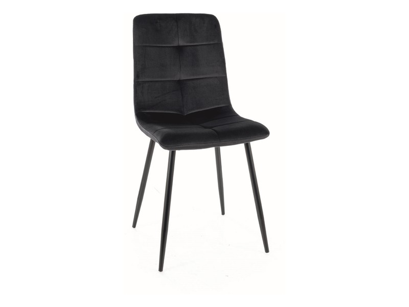 Стул IVO Velvet Bluvel 19 черный/черный