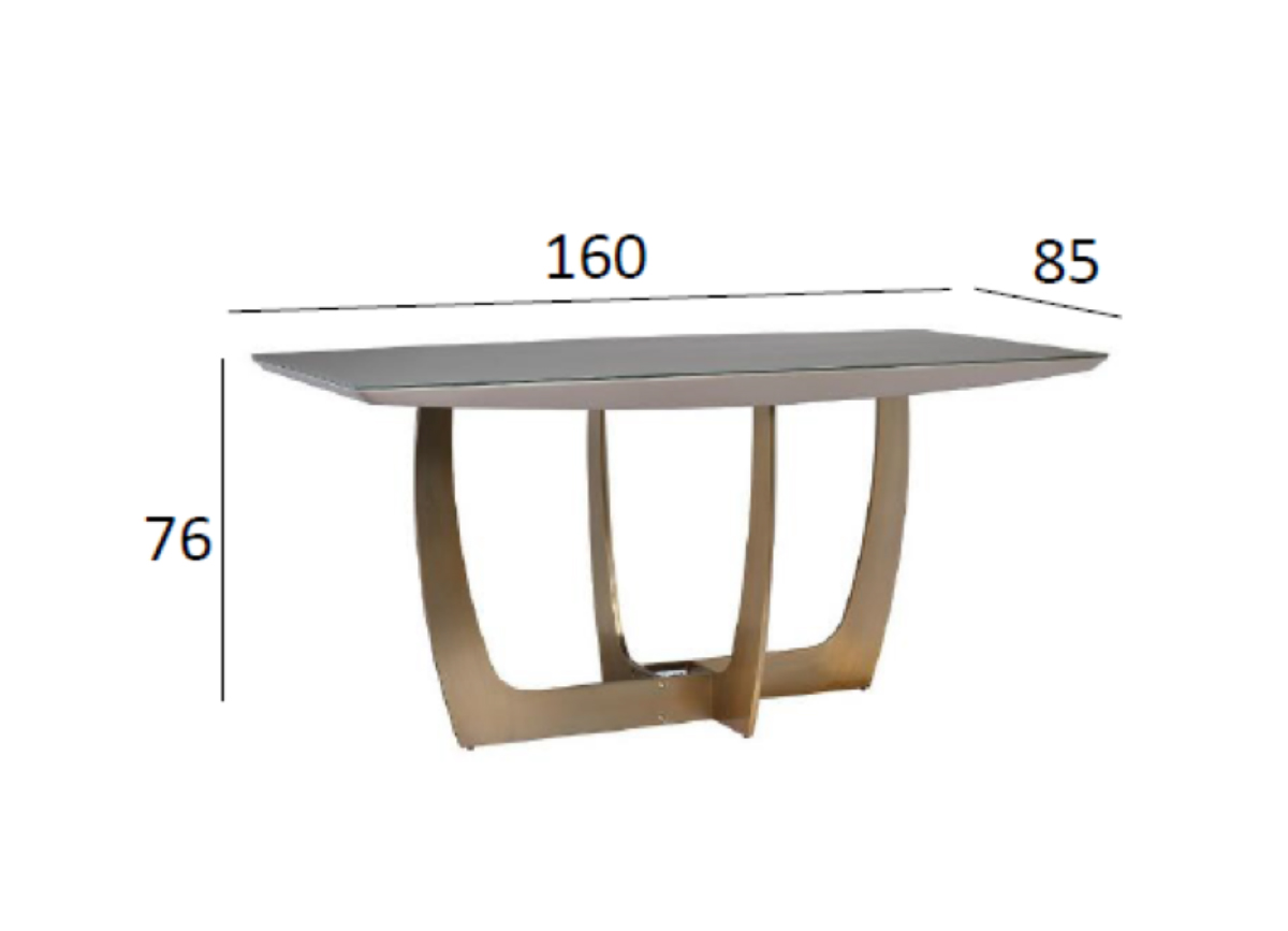 58DB-DT14803S Стол обеденный Space S 160*85*76см