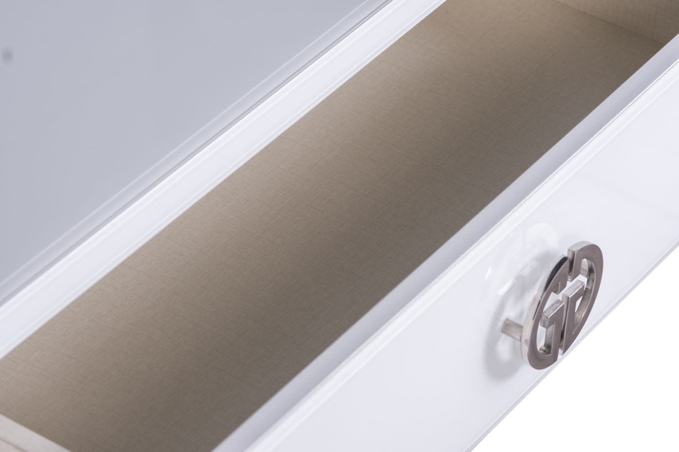 KFG16702 Консоль GD 2 ящика белая 120*30*78см