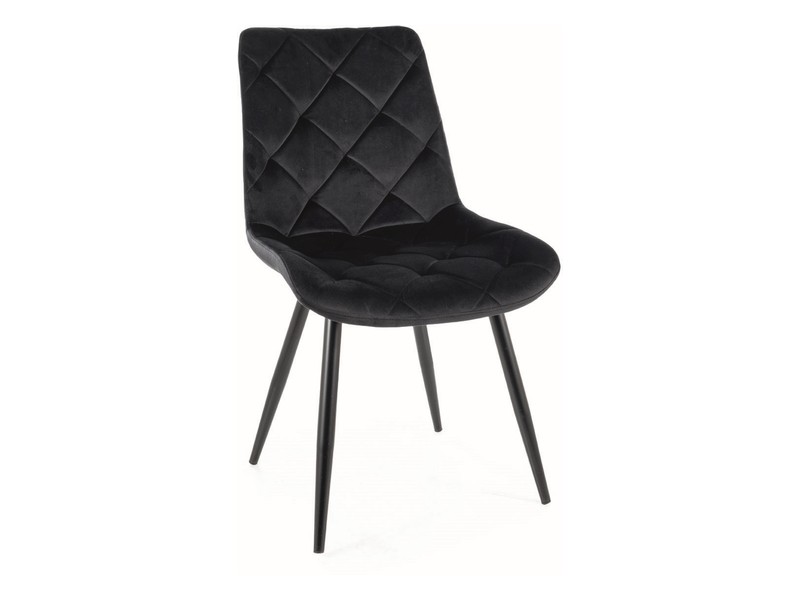 Стул RALPH Velvet Bluvel 19 черный/черный