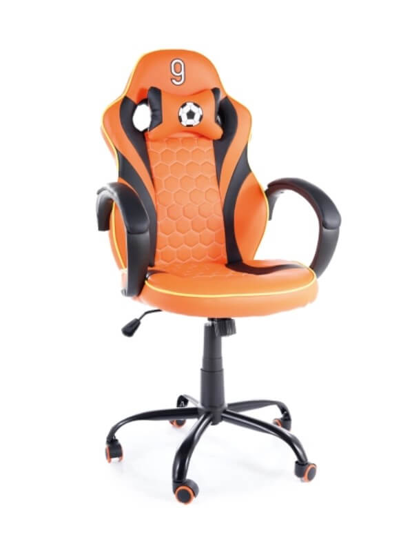 Кресло компьютерное HOLLAND (оранжевый/черный)