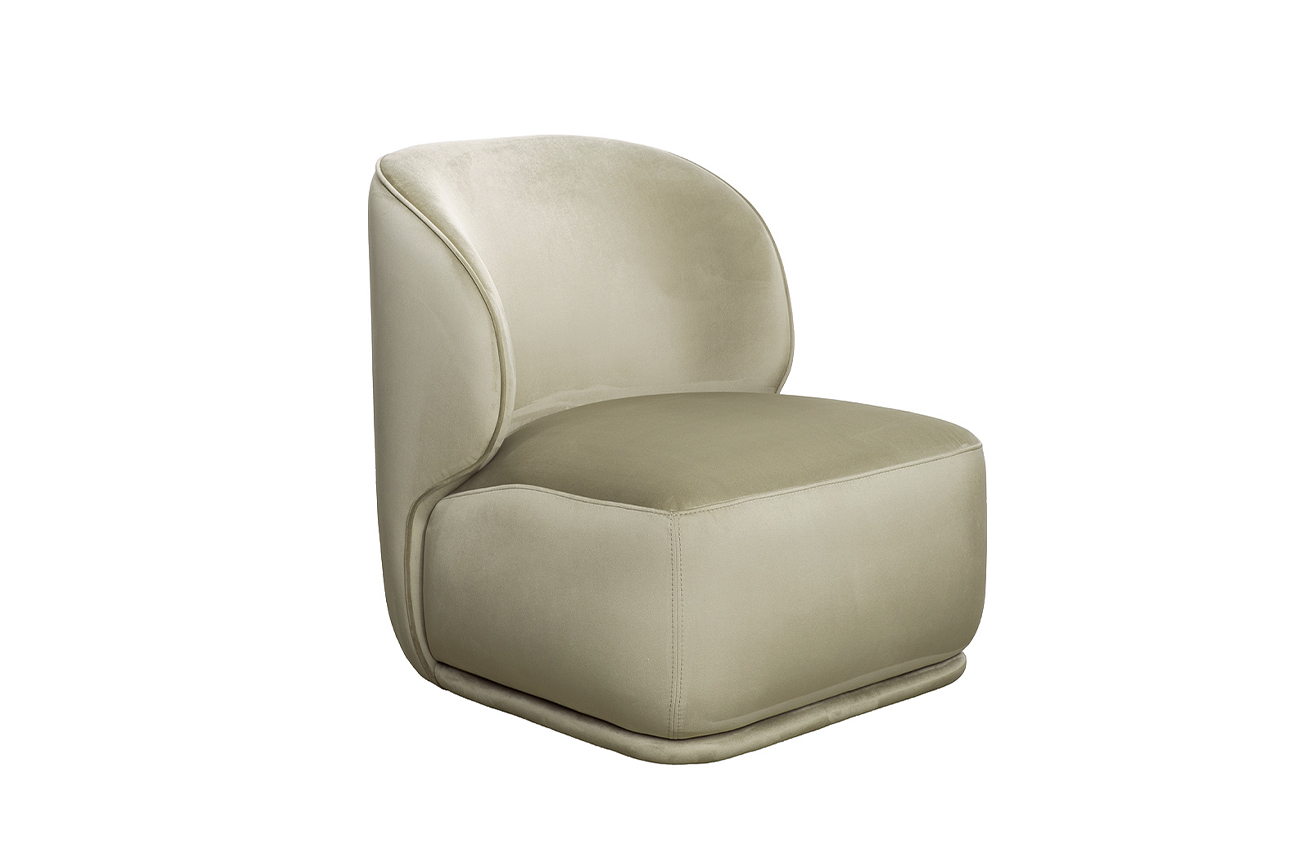 Кресло Капри Базовая(Capri Basic), велюр оливковый Colt1002-OLIV 80*90*82см