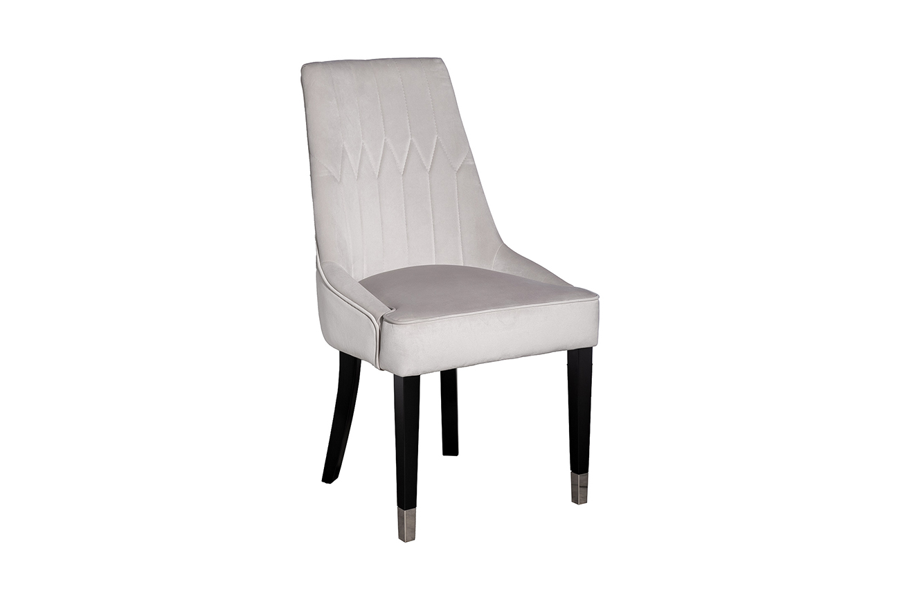 Стул Элегантный(Elegante) велюр св.серый Colt030-SVSER 56*65*101см