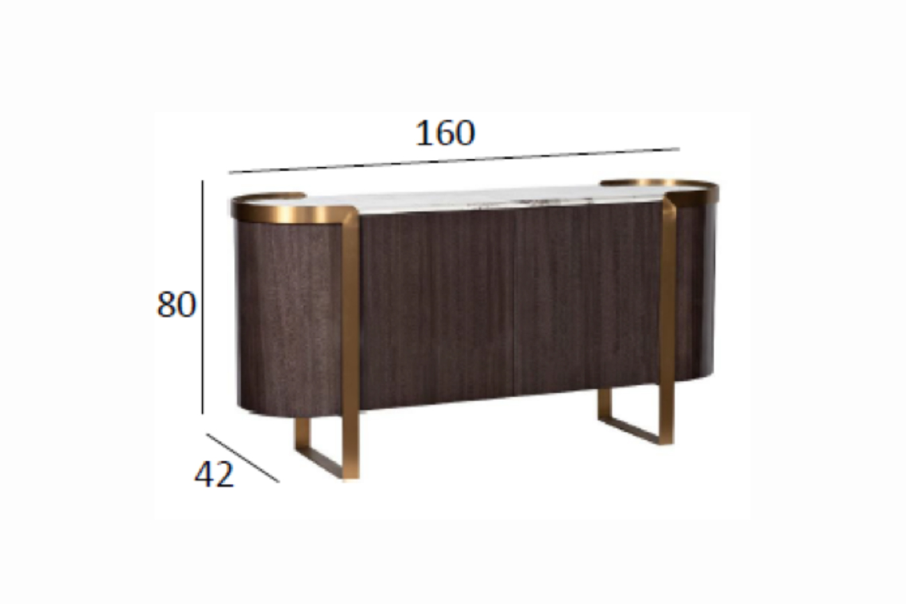 58DB-CH20047 Комод Севилья (Sevilla) 160*42*80см