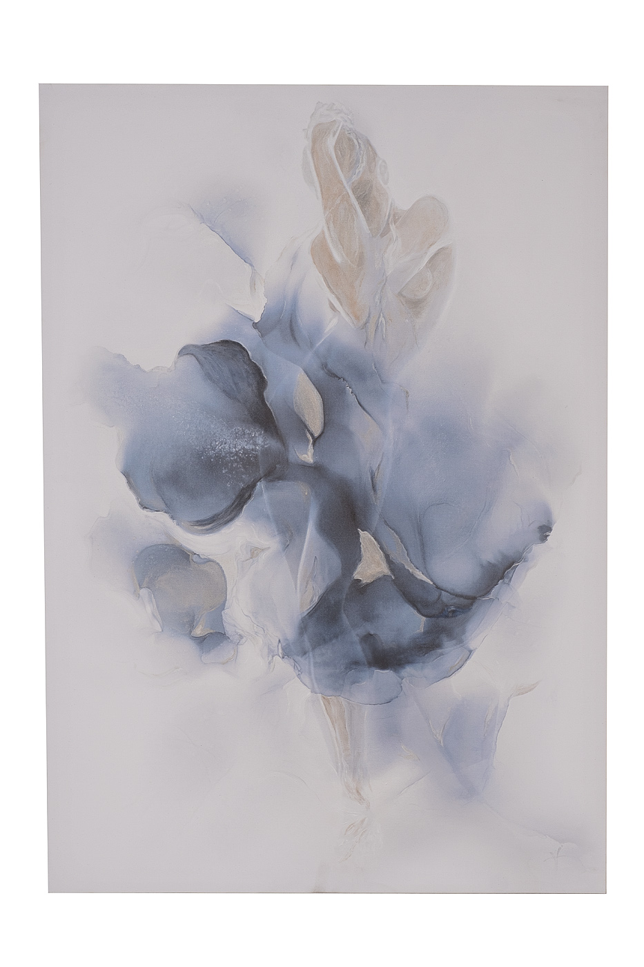 89VOR-AQUARELLE7 Холст "Песня поющего цветка" 100*70см