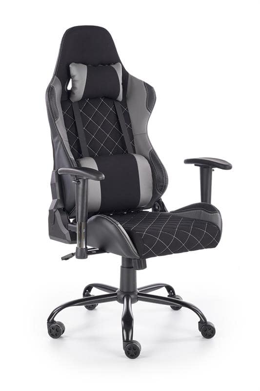 Кресло компьютерное DRAKE (черный/серый)