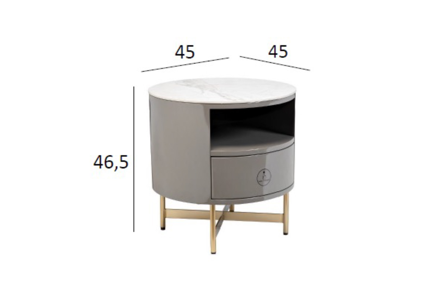 40AD-00055 Тумбочка 45*45*46.5см