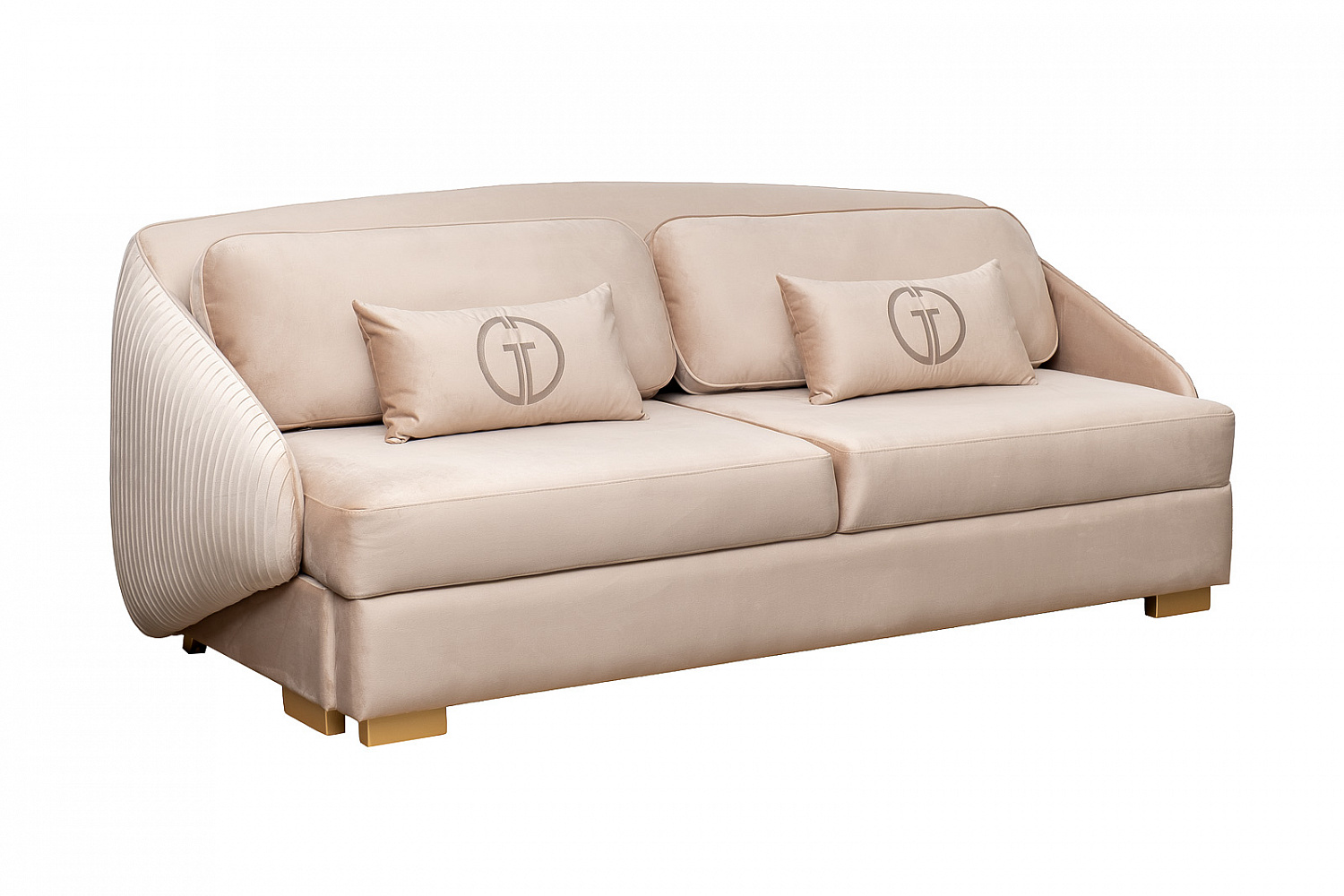 Диван Палаццо(Palazzo) 240М трехм. раскладной беж Bel06+Ром07 240*105*95см