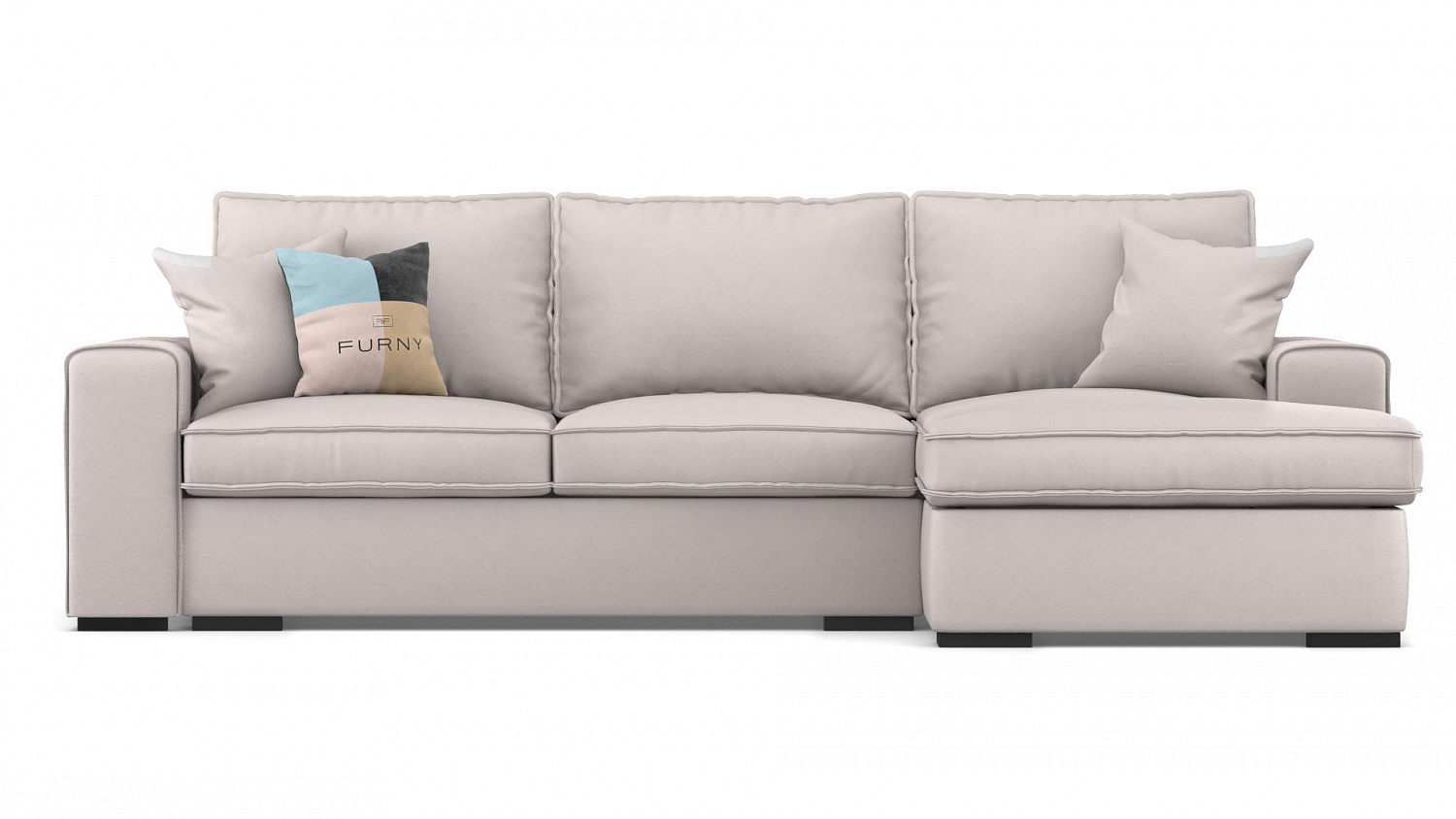 Диван-кровать Нарвик с шезлонгом Loft 280x180x95 см