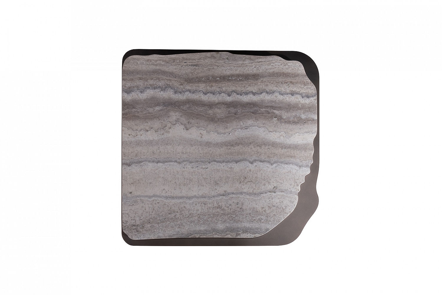 58DB-04056 Стол журнальный Травертин (Travertine) 60*60*48см