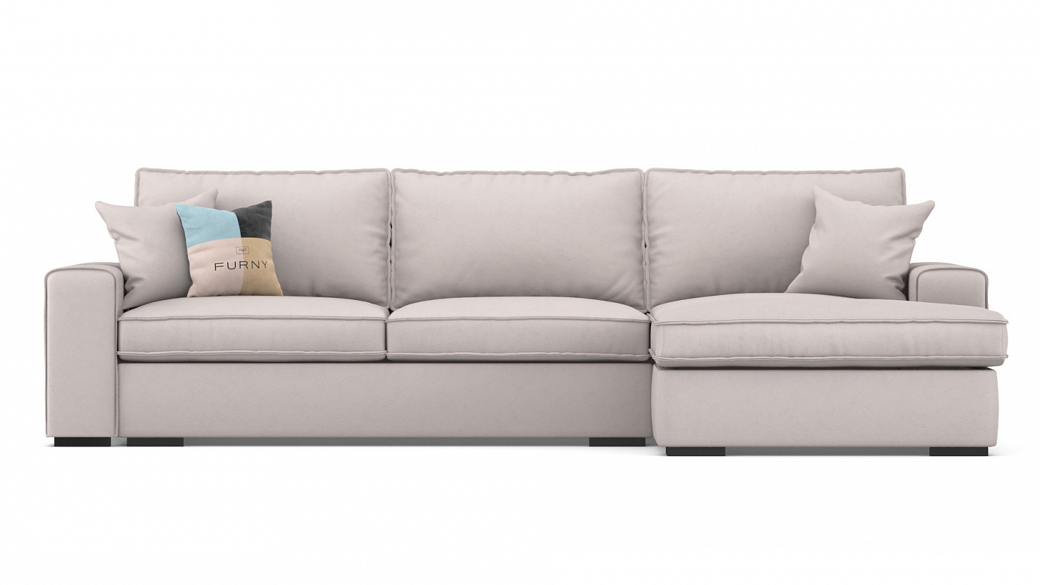 Диван-кровать Нарвик с шезлонгом Loft 321x180x95 см