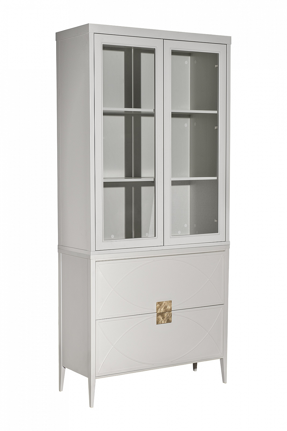 151SV-000012 Комод бежевый 2 ящика 100*80*40см