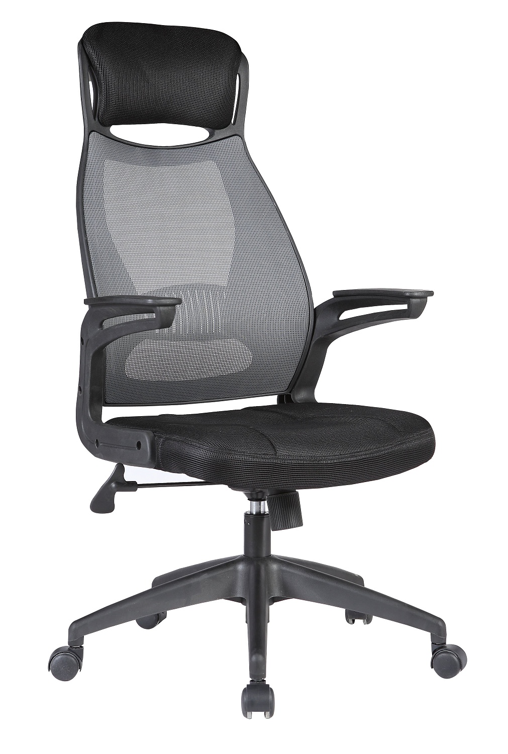 Кресло компьютерное SOLARIS (черный/серый)