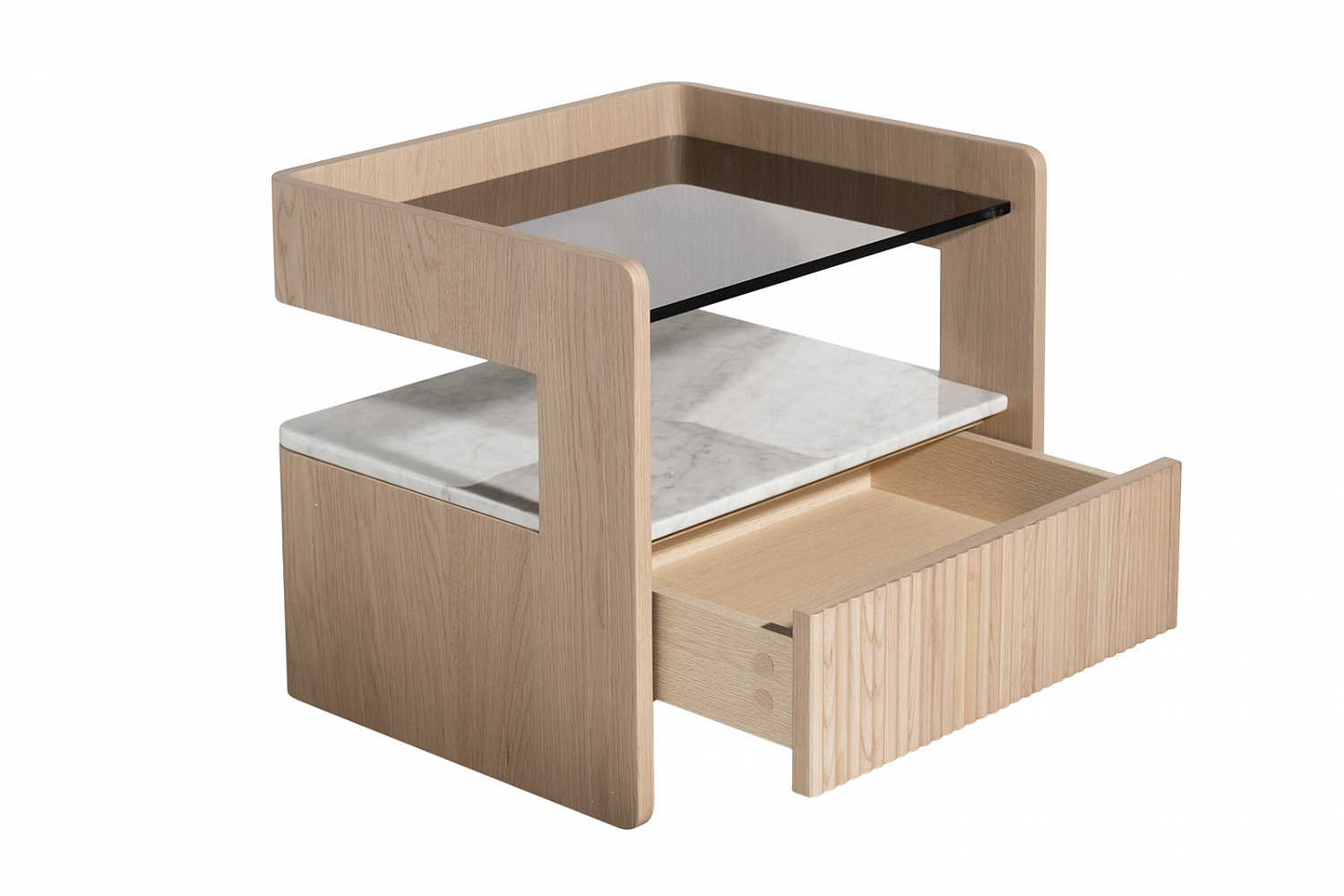 77IP-20100 Тумбочка с ящиком светлая 56*48*48см