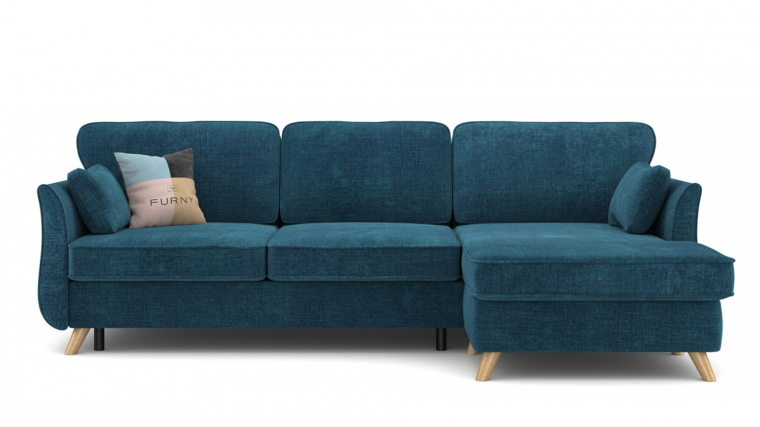 Диван-кровать Коко слипинг с шезлонгом 252x163x95 см