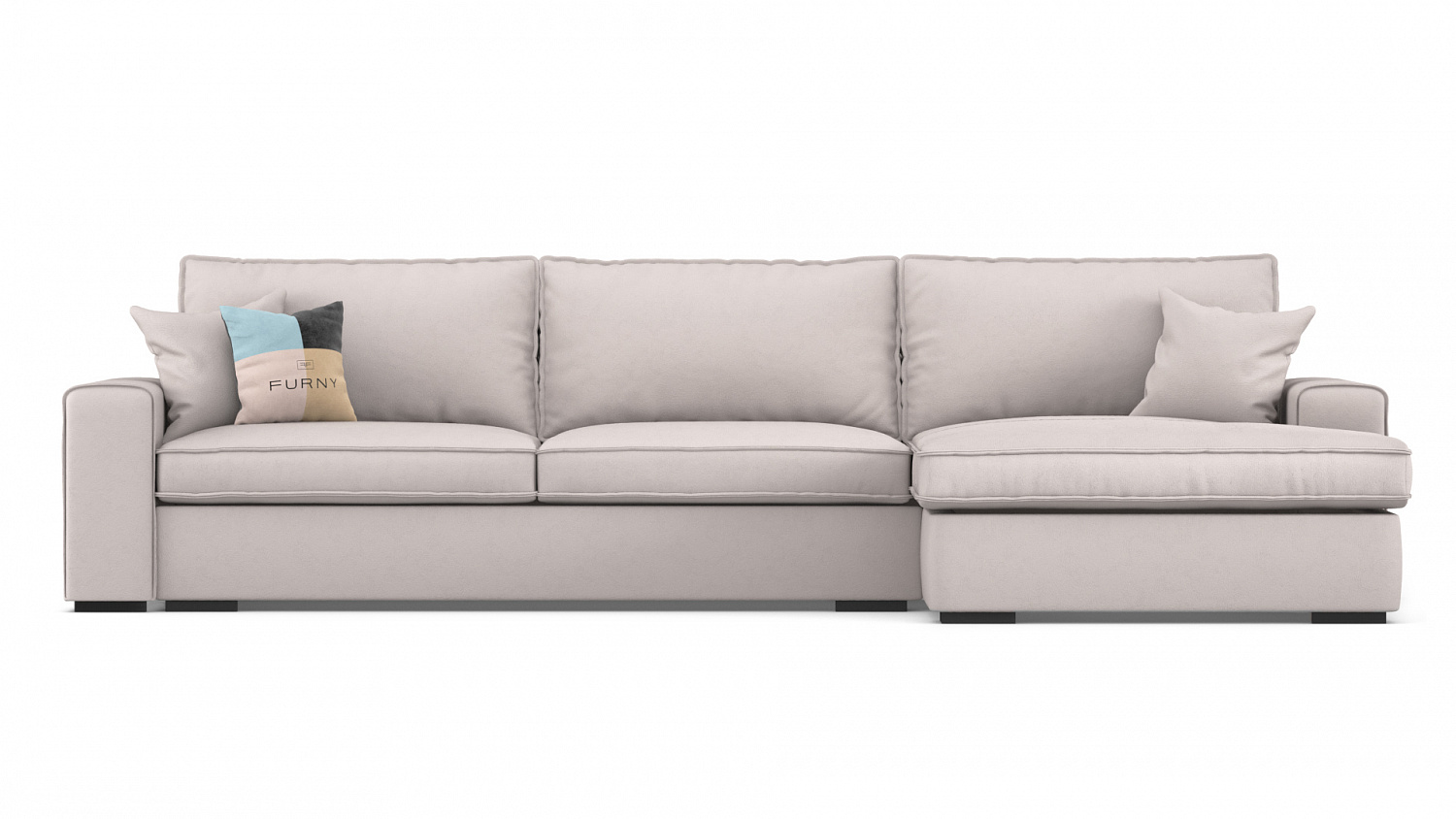 Диван-кровать Нарвик с шезлонгом Loft 351x180x95 см